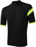 Sensor Tricou de ciclism pentru bărbați Cyklo Classic Black/Ne Yellow S