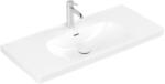 Villeroy & Boch skyla beépíthető mosdó 100×46 cm, szögletes, 3 csaplyukfurattal, középső csaplyukfurat, túlfolyóval (VIL-5A51A501)
