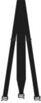 Ixon Bretele Ixon IX-Suspend negru (6001250011001)