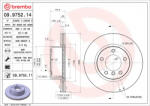 Brembo Disc frana fata BREMBO 09.9752. 11 (09.9752.11)