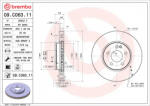 Brembo Disc frana BREMBO 09. C063.11 (09.C063.11) - turbochic