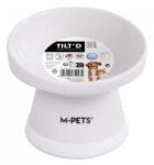 M-PETS TILT'D Керамична купа повдигната - бяла, 10, 5 x 13, 5 x 10, 6 см - 150 мл, Белгия - 20501901