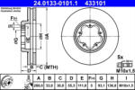 ATE Disc frana ATE 24.0133-0101.1 (24.0133-0101.1) - turbochic