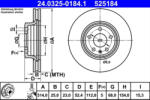 ATE Disc frana ATE 24.0325-0184.1 (24.0325-0184.1)