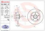 Brembo Disc frana spate- PS BREMBO 08. B391.27 (08.B391.27)
