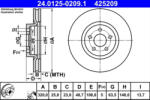 ATE Disc frana ATE 24.0125-0209.1 (24.0125-0209.1) - turbochic