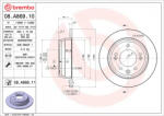Brembo Disc frana spate BREMBO 08. A869.11 (08.A869.11)