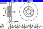 ATE Disc frana ATE 24.0125-0199.1 (24.0125-0199.1) - turbochic