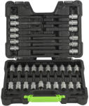 JBM Torx bitfej dugókulcs készlet 1/2, T20-T70, 32 részes (52605) (JBM-52605)