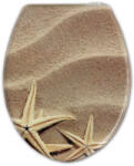 Styron WC ülőke MDF HOMOK + TENGERICSILLAG mintás (Styron: WÜ-97) (WU-97)
