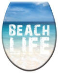 Styron WC ülőke MDF BEACH LIFE feliratos (Styron: WÜ-101) (WU-101)