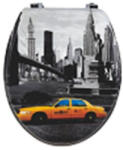 Styron WC ülőke MDF NEW YORK TAXI mintás (Styron: WÜ-102) (WU-102)