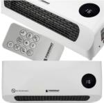 Powermat kerámia fűtőbetétes fali hősugárzó, légfüggöny, távvezérlővel, 2000 W (PM1192)