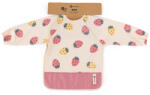Petite&Mars Előke hosszú ujjal, Ben Beige Strawberies - aprotalpak