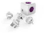 allocacoc PowerCube ReWirable USB + 3x Plug hálózati elosztó (FR) (1830/FRRU4P)