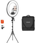 Neewer RL45B 45W-os, 18 hüvelykes, ultravékony LED-gyűrűs lámpa kit (60267)
