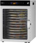 VEVOR Élelmiszerszárító 12 rozsdamentes acél tálcával, 800 W, állítható hőmérséklet, 24 órás időzítő
