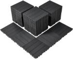 VEVOR Egymásra rakható teraszlapok 54 db 12"×12" 54 négyzetláb műanyag, vízálló