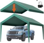 VEVOR Ponyva 3×6 m, UV-álló, vízálló, sötétzöld