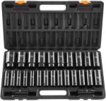 Vevor 1/2"-os ütvecsavarhúzó készlet, 26 darabos, 10-36 mm, 6-szögű, mély Cr-V