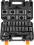 Vevor 23 részes dugókulcs készlet 1/2" 6-szögű 7/16"-1" sae/mm cr-v