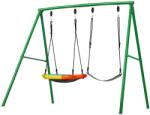 Vevor Gyerekhinta 80 cm-es fészekkel és övvel, acélváz, teherbírás 199, 6 kg