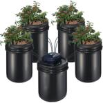 Vevor Recirkulációs mélyvízi hidroponikus rendszer 4 vödör 18, 9 l