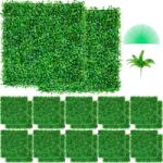 Vevor 24 db 25 cm × 25 cm-es zöld műbusz panel dekorációhoz és kerítéshez