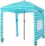 VEVOR Strandsátor 1, 83 × 1, 83 m oldalfallal, UPF 50+, homokzsákokkal