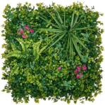 Vevor Mesterséges zöld fal 16 db 50, 8 × 50, 8 cm a magánélet védelmére, beltérre és kültérre