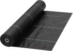 Vevor Szőtt geotextília 197 g/m2 120×3048 cm fekete gyomirtás kertbe