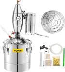 Vevor 70 literes / 18, 5 gallonos otthoni alkohollepárló hőmérővel és erjesztő tartállyal