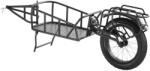 Vevor Kerékpár utánfutó, teherbírás 32 kg, 50 cm-es kerekek, acélváz