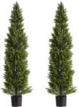 Vevor 2 db műcédrusfa, magasság 1524 mm, selyemlevelekkel beltéri használatra