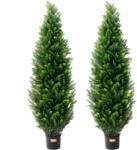 Vevor Műcédrusfa 2 db 152, 4 cm UV-álló beltéri/kültéri használatra