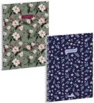 Ars Una A4 spirálfüzet, sima Navy-Flowery-mix (5595) 26 (53915955)