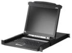 ATEN Switch KVM Consola cu tastatura si touchpad , Aten , KVM , LCD , LED 19'' , USB PS/2 , IP Admin , 16 porturi (CL5716IM-ATA-AG) - pcone