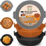 ZUVE Szilikon Utántöltő Air Fryer Zuve 3x Többször Használható Sütőformák Készlet (Wkłady Do Air Fryer ZUVE 3 szt. )