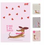 UNIPAP Füzet A5 32k vonalas 2 szín Lovely Dachshund Unipap (303173)