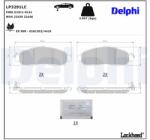 DELPHI Set placute frana DELPHI LP3291LC (LP3291LC)