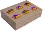  Süteményes doboz, tortadoboz, fánk mintás, ételcsomagolás 31x22x8cm (SZID-02236)