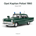 De Agostini Macheta Opel Kapitan Polizei 1960 verde, scara 1: 43, DeAgostini, blister (2916)