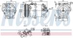 NISSENS Compresor, climatizare NISSENS 890897 (890897)
