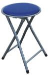 Mobikon Taburet pliabil albastru argintiu Irma 30x45 (11018513deco)