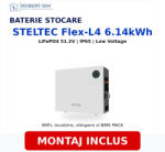 STELTEC Baterie STELTEC Flex-L4 6.14 kWh cu montaj inclus (BAT-STELTEC-FLEXL4-6140-MONTAJ)