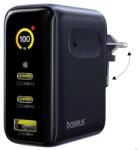 Baseus Incarcator retea Baseus PicoGo AE21 100W, Display, Fast Charger, 2x USB-C, 1x USB-A, Negru (E0121B00) - typec