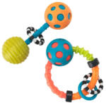 Sassy Бебешки дрънкалки Sassy - Bend & Flex Ring Rattle, 2 части (SMT80788)