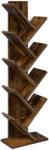 vidaXL Raft pentru carti cu 6 etaje 30 x 18 x 100 cm Lemn prelucrat GartenMobel Dekor (8012376) Biblioteca