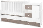 Lorelli ЛЕГЛО MiniMAX 190/72 ЦВЯТ БЯЛО/КАФЕ NEW (10150500042A) - bebetabg