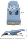 KinderKraft MIMI шезлонг NORDIC BREEZE (KBMIMI00NOR0000) - bebetabg